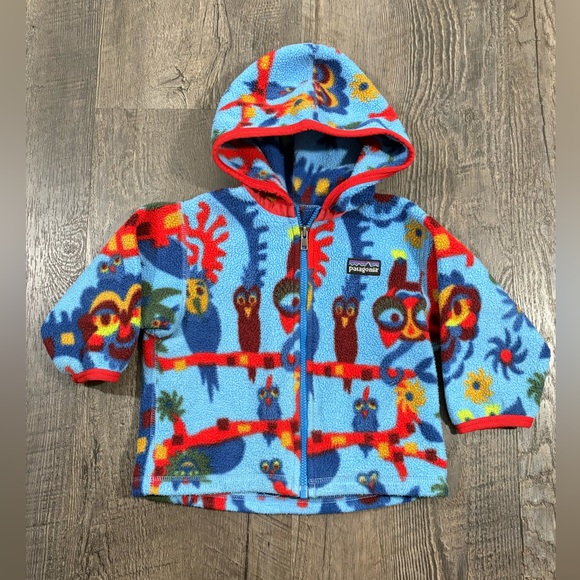 PATAGONIA Baby Synchilla Fleece Jacket Vintage Full Zip